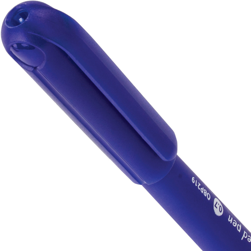 Ручка шариковая масляная синяя 0,7мм, линия 0,35мм BRAUBERG Fine 142947