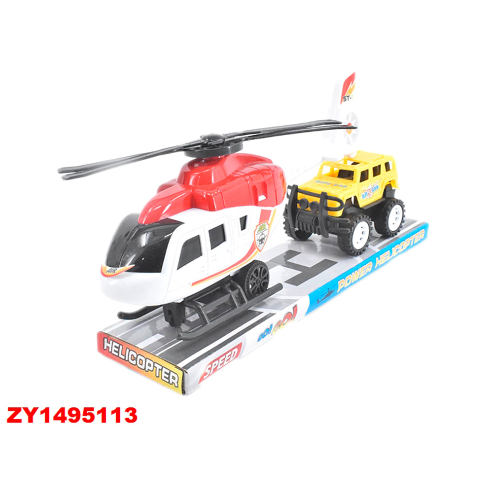Набор машин EF6359-25 вертолет и машина п/к