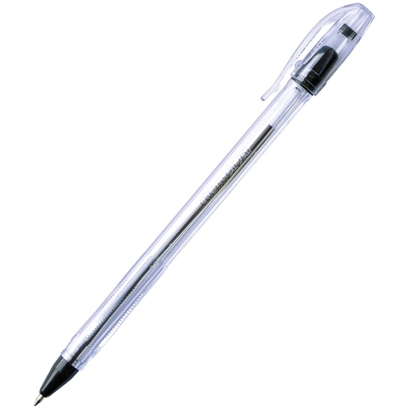 Ручка шарик черный Crown Oil Jell 0,7мм OJ-500B 