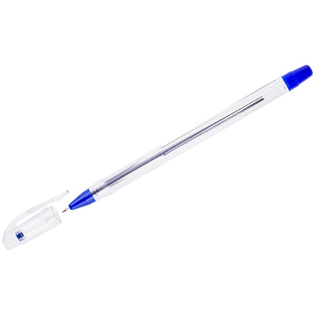 Ручка шарик синий Crown Oil Jell 0,7мм OJ-500B 