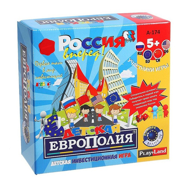 Игра Детская Европолия экономическая А-174