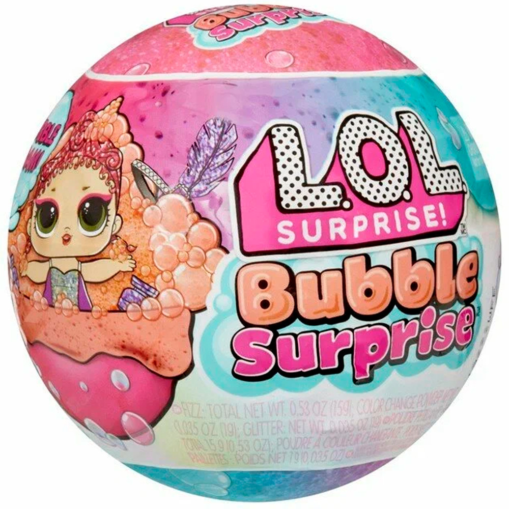 ЛОЛ СЮРПРАЙЗ Кукла в шаре Bubble с аксесc. L.O.L. SURPRISE 41403.