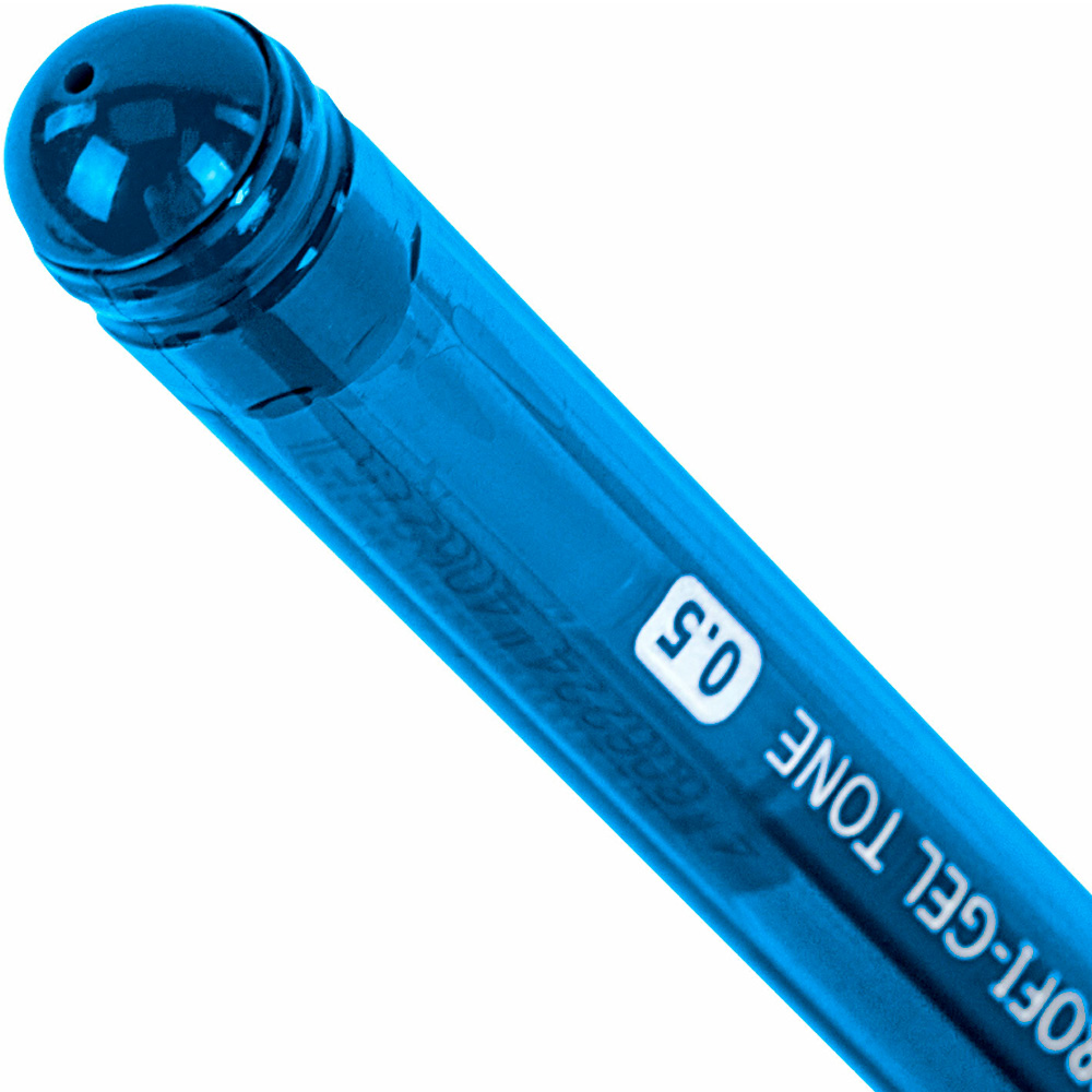 Ручка гелевая синяя Profi-Gel TONE линия 0,4мм, BRAUBERG 144128
