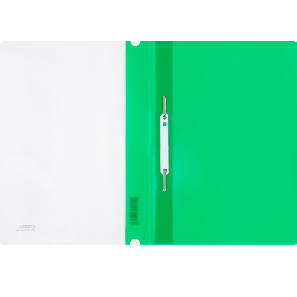 Папка-скоросшиватель пластик. Berlingo, А4, 180мкм, зеленая 106926.