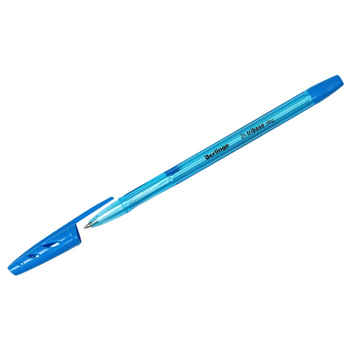Ручка шарик светло-синяя 07,мм СВр_70952 Berlingo "Tribase Sky" 