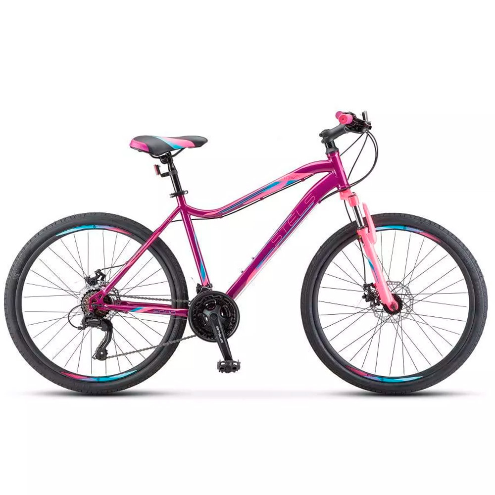 Велосипед 2-х 26" Miss-5000 MD 18" Фиолетовый/розовый K010 /STELS/