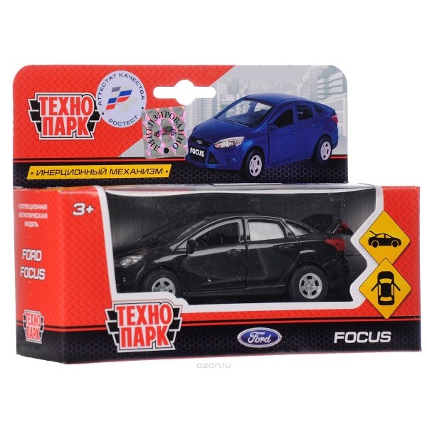 Модель SB-16-45-N(BL)-WB Ford Focus черный Технопарк  в коробке